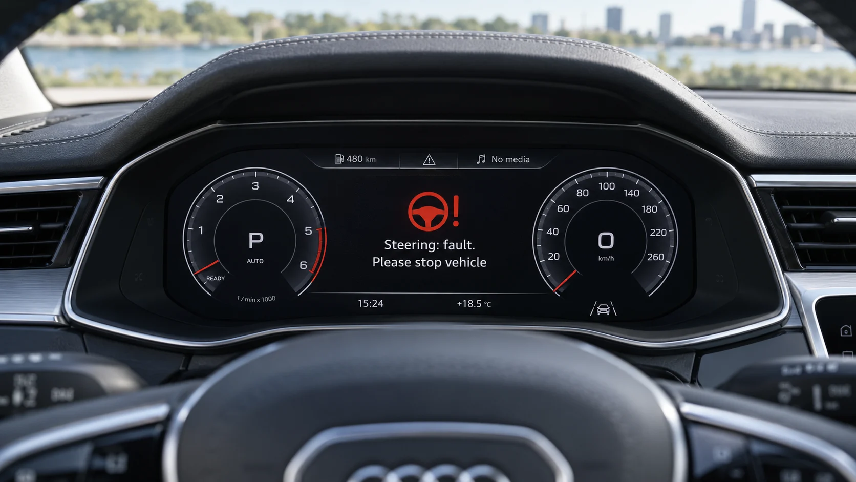 Audi Steering System Fault